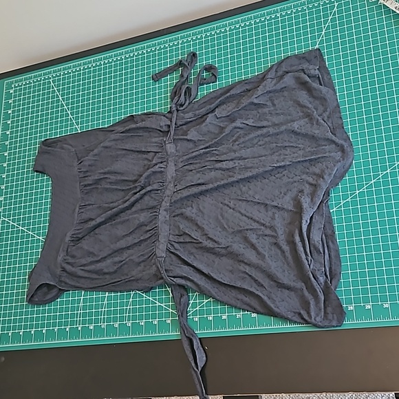 french connection grey tank with bow details size medium - Picture 2 of 2